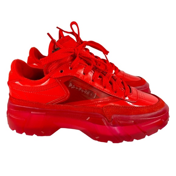 Reebok Cardi B Club C Junior Instinct Red Sneakers - Picture 8 of 16